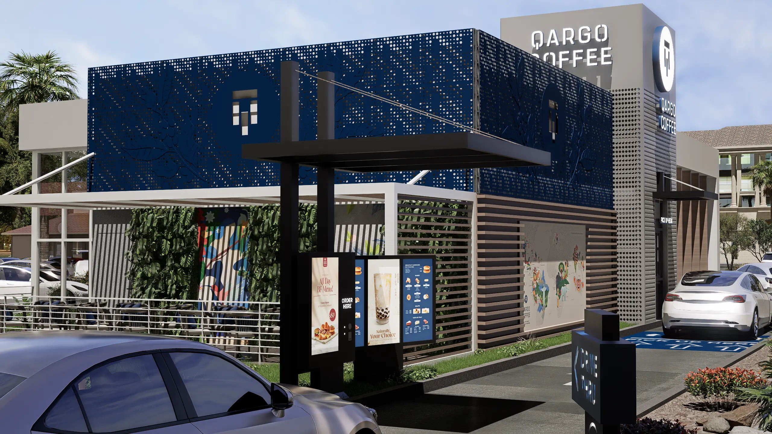 Qargo Coffee - One Floor Prototype 3